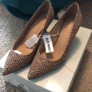 Cheetah print pumps NWT